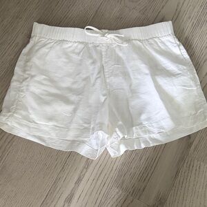 Babaton White Athletic Shorts